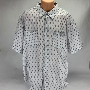 Eighty Eight Platinum Pineapple S/S Shirt 3X NWOT